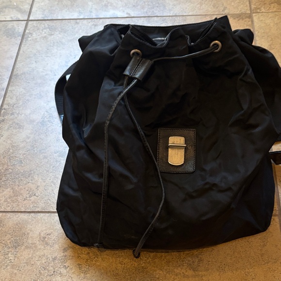 Dolce & Gabbana Sleek Black Backpack, zipper missing pull and inside pocket torn - Picture 3 of 12